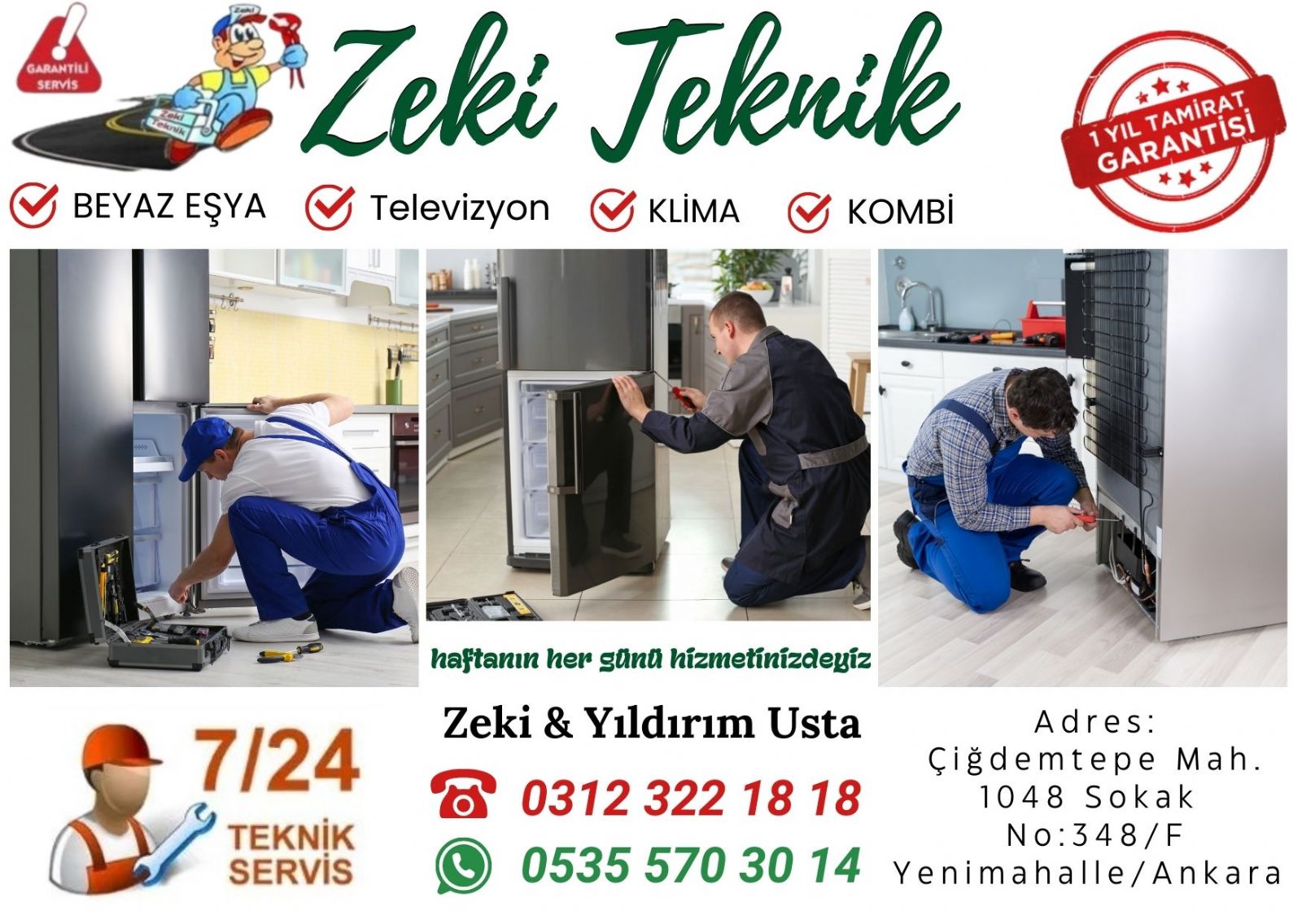 Şentepe Buzdolabı Tamircisi